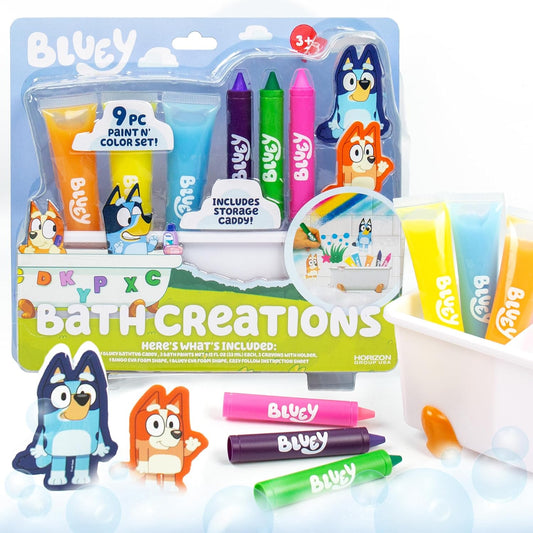Bluey crayones de baño