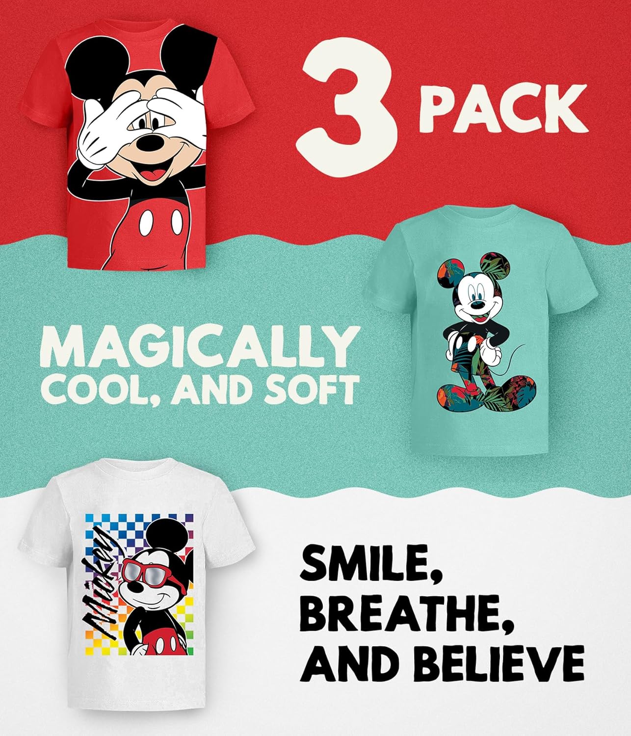 Mickey Mouse T-Shirt (Sets) Donald Duck Goofy Pluto Graphic Fantasia Outfit Tee Baby/Toddlers Birthday to Kids Clothes