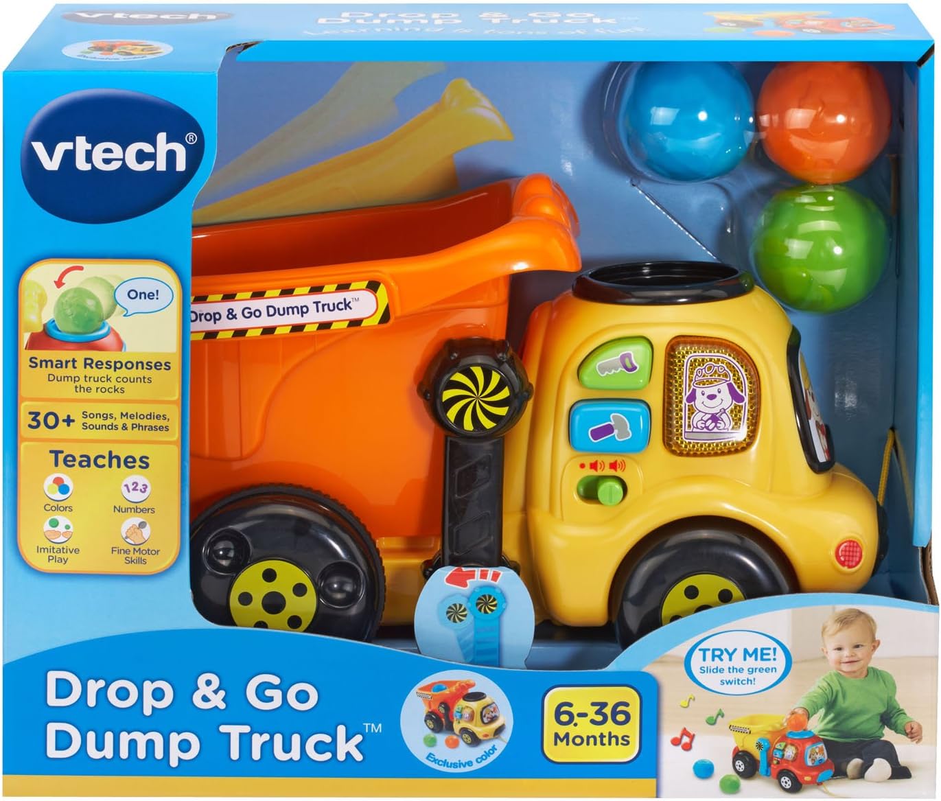 VTech – Camión de basura de juguete 