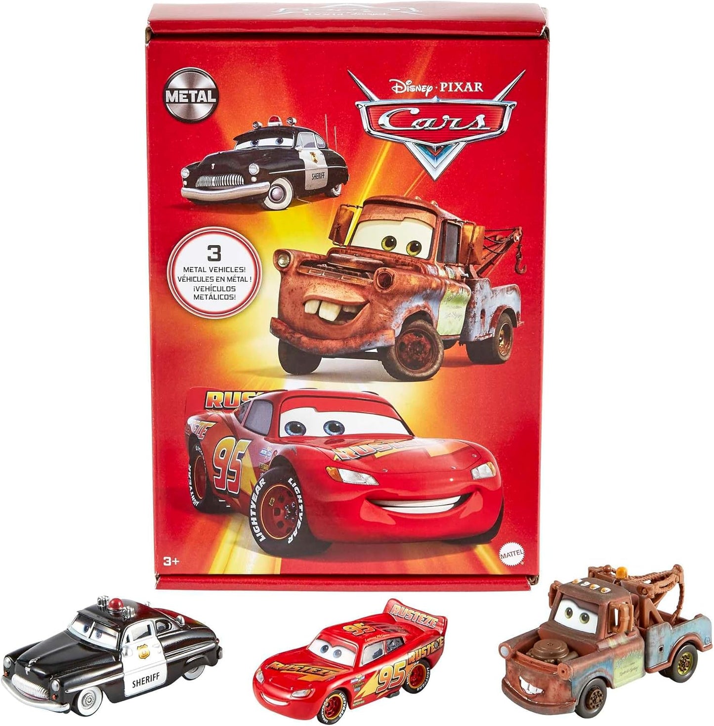 Mattel Disney and Pixar Cars - Juego de 10 mini vehículos