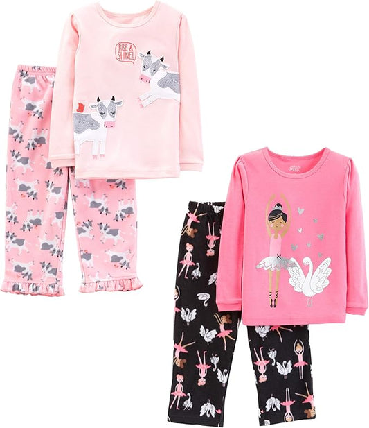 Simple Joys by Carter's Conjunto de pijama de 4 piezas