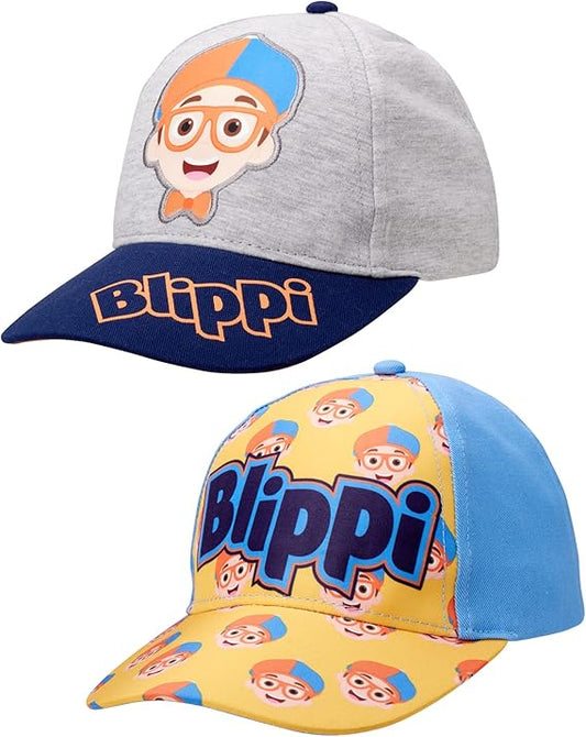 Blippi Gorra paquete de 2, talla 2T-4T