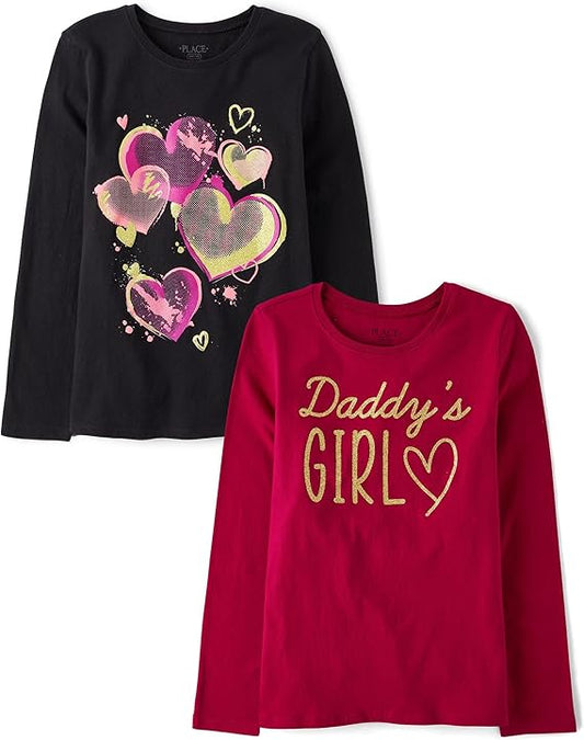The Children's Place Camisetas estampadas de manga larga