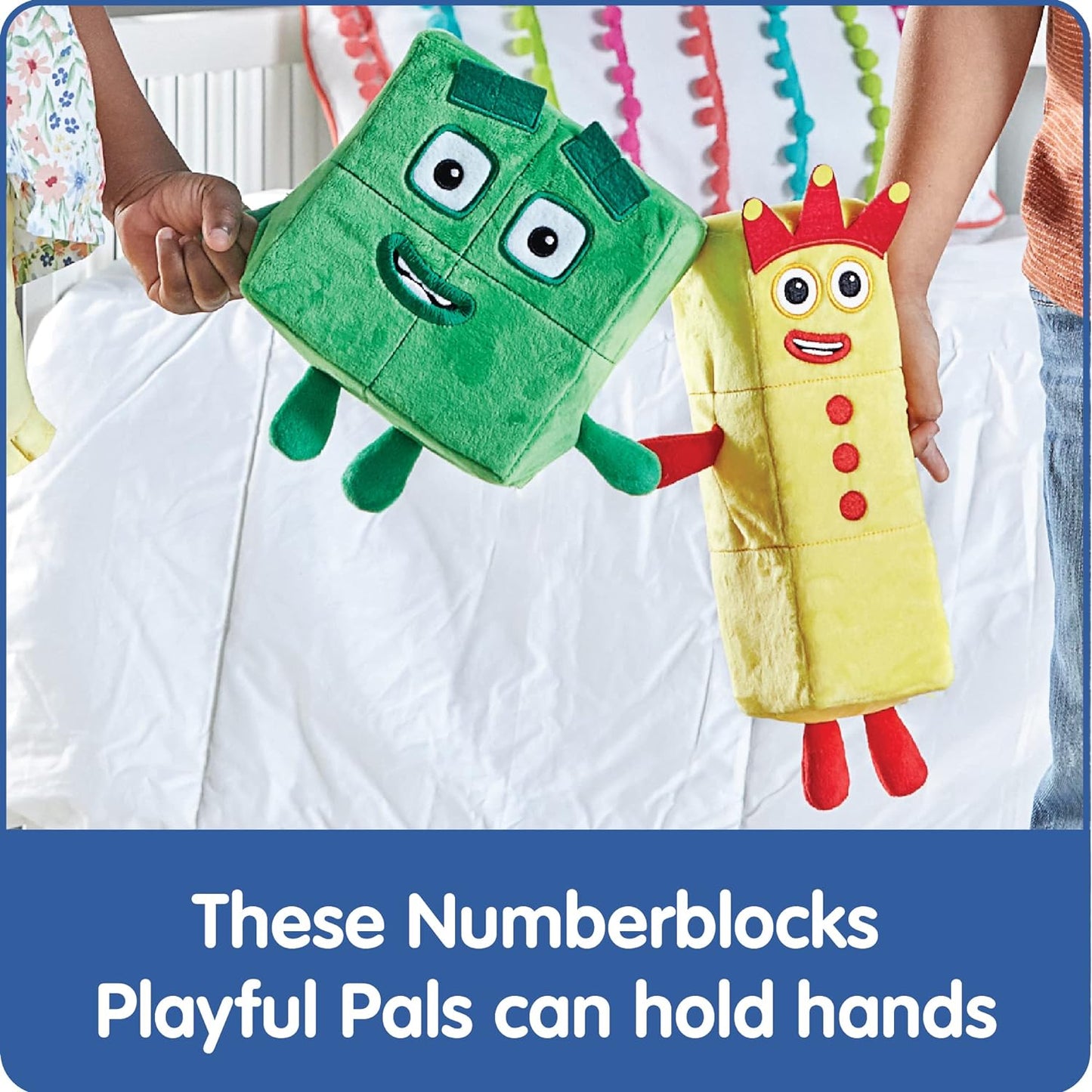 Numberblocks Tres y cuatro amigos juguetones