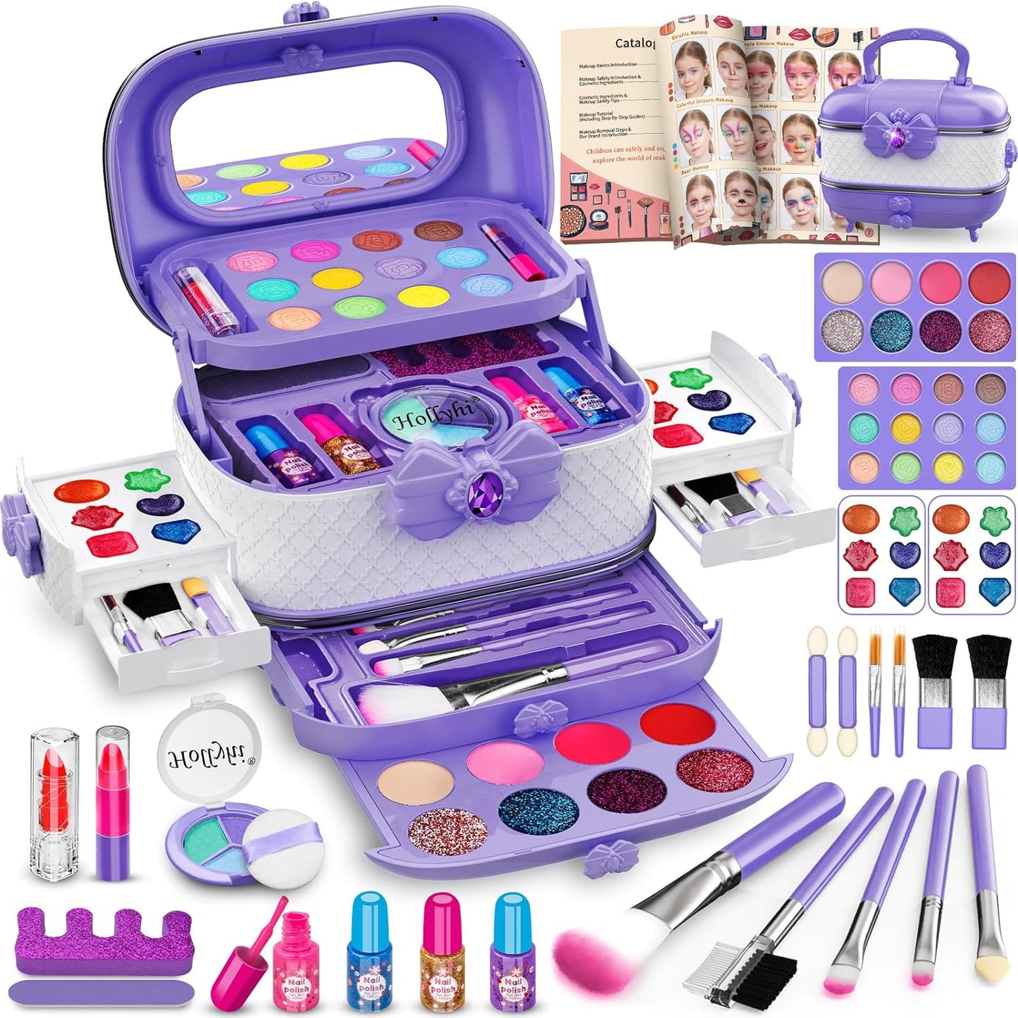 juego de maquillaje lavable