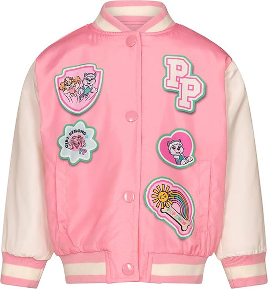 Paw Patrol Chaqueta universitaria bomber para niñas