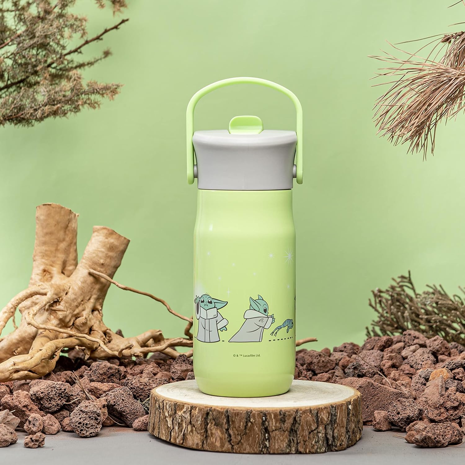 Zak Designs Botella de agua de acero inoxidable