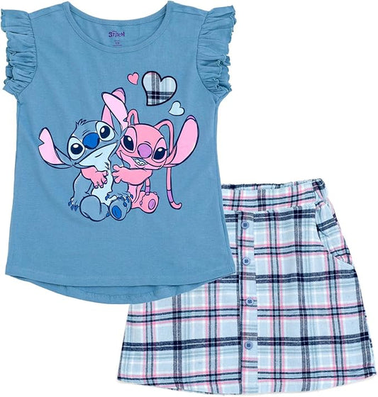 Disney Stitch Camiseta y falda