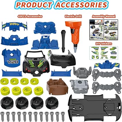 Auto desmontable, juego de rol, mecánico