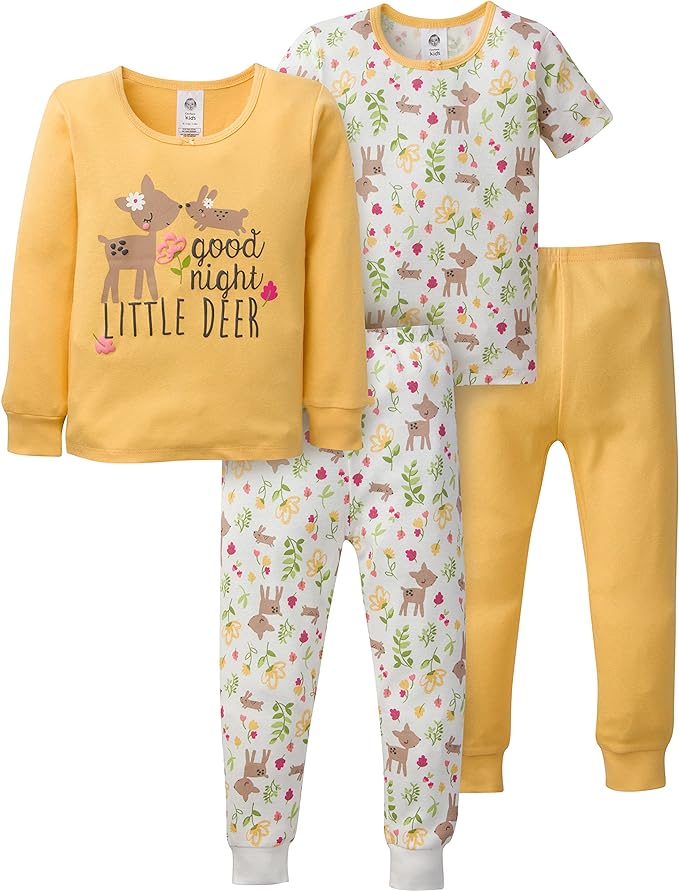 Gerber Conjunto de pijama de 4 piezas