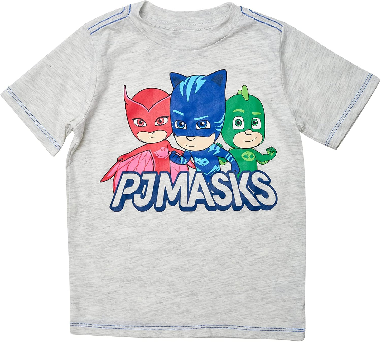 PJ Masks Paquete de 3 camisetas para bebé con Catboy, Gekko y Owlette