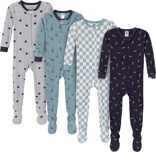 Gerber Pijama con pies (2 unidades)