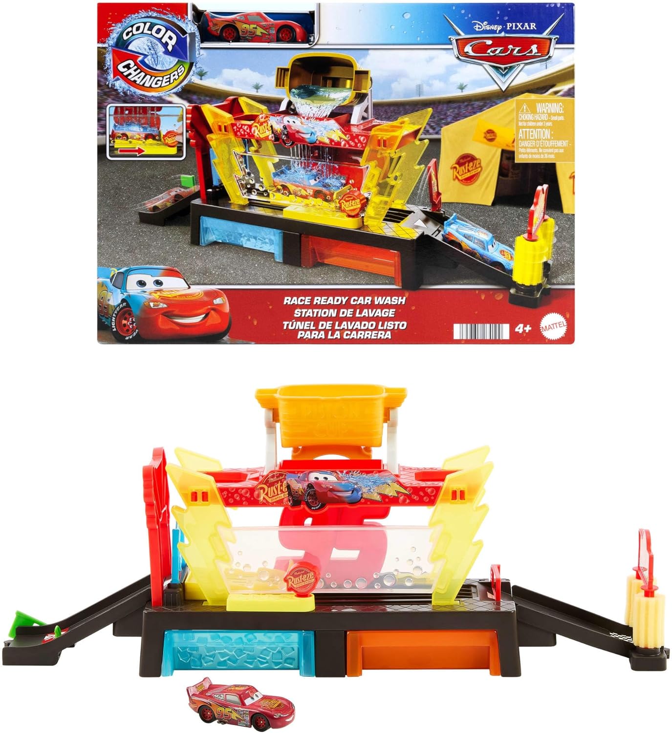 Mattel Disney Pixar Cars - Juego de lavado de autos