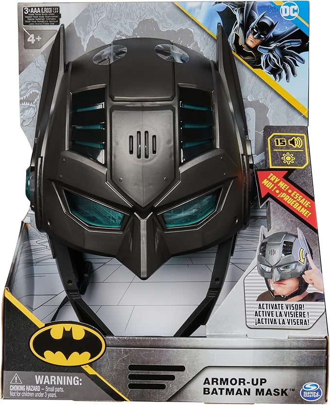 DC Comics, Máscara de Batman con visera, más de 15 sonidos y frases