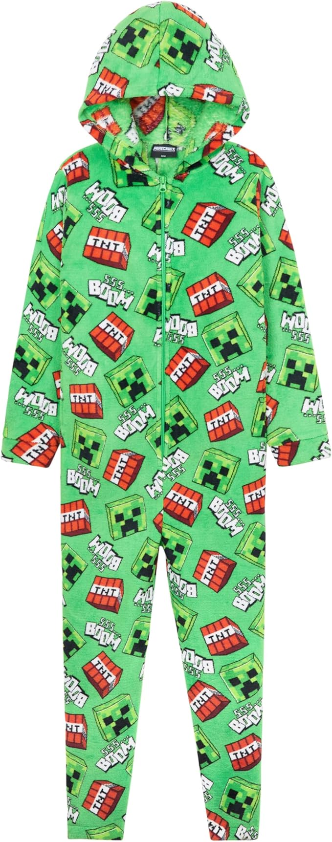Minecraft Pijama de una pieza de forro polar