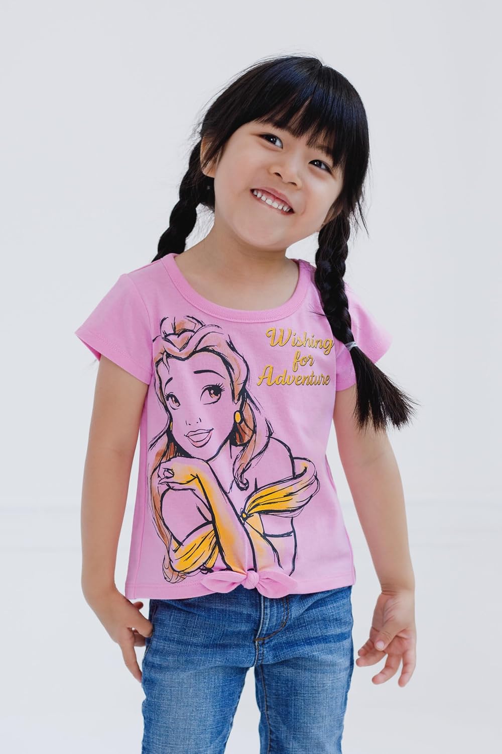 Disney Paquete de 2 camisetas para niñas