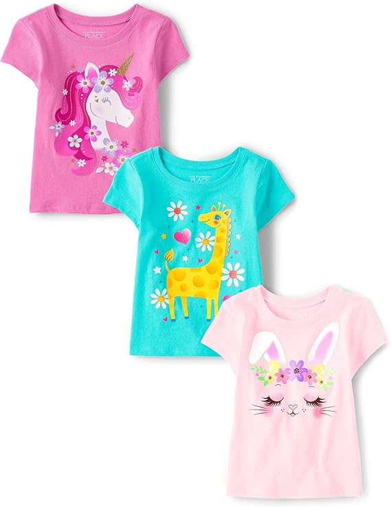 The Children's Place Camisetas gráficas de manga corta