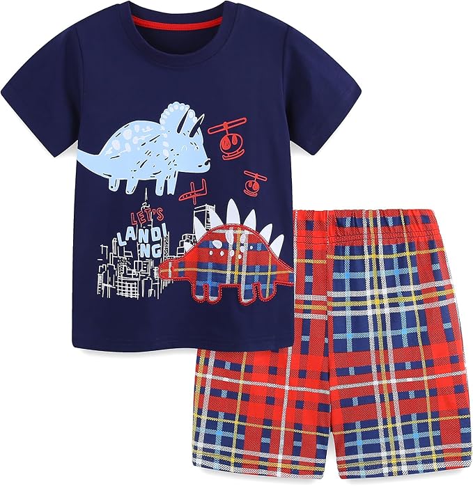 Bumeex Conjunto de camiseta de manga corta y pantalón corto