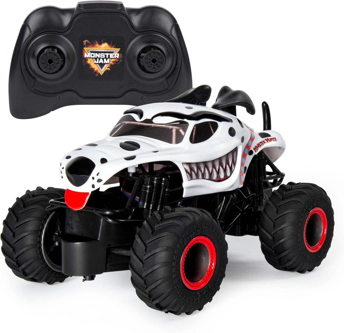 Monster Jam Camión monstruo oficial Monster Mutt Dalmatian a control remoto