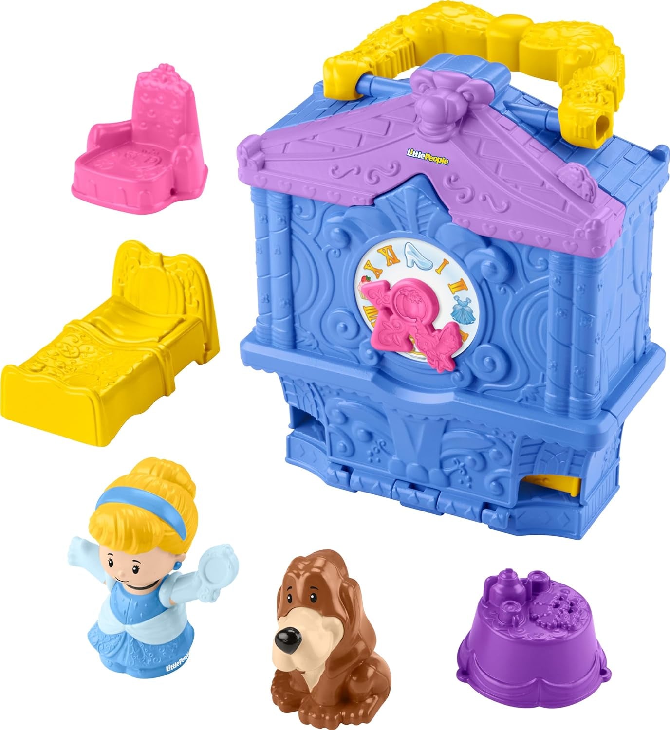 Fisher-Price Little People - Juego de princesa de Disney, Cenicienta