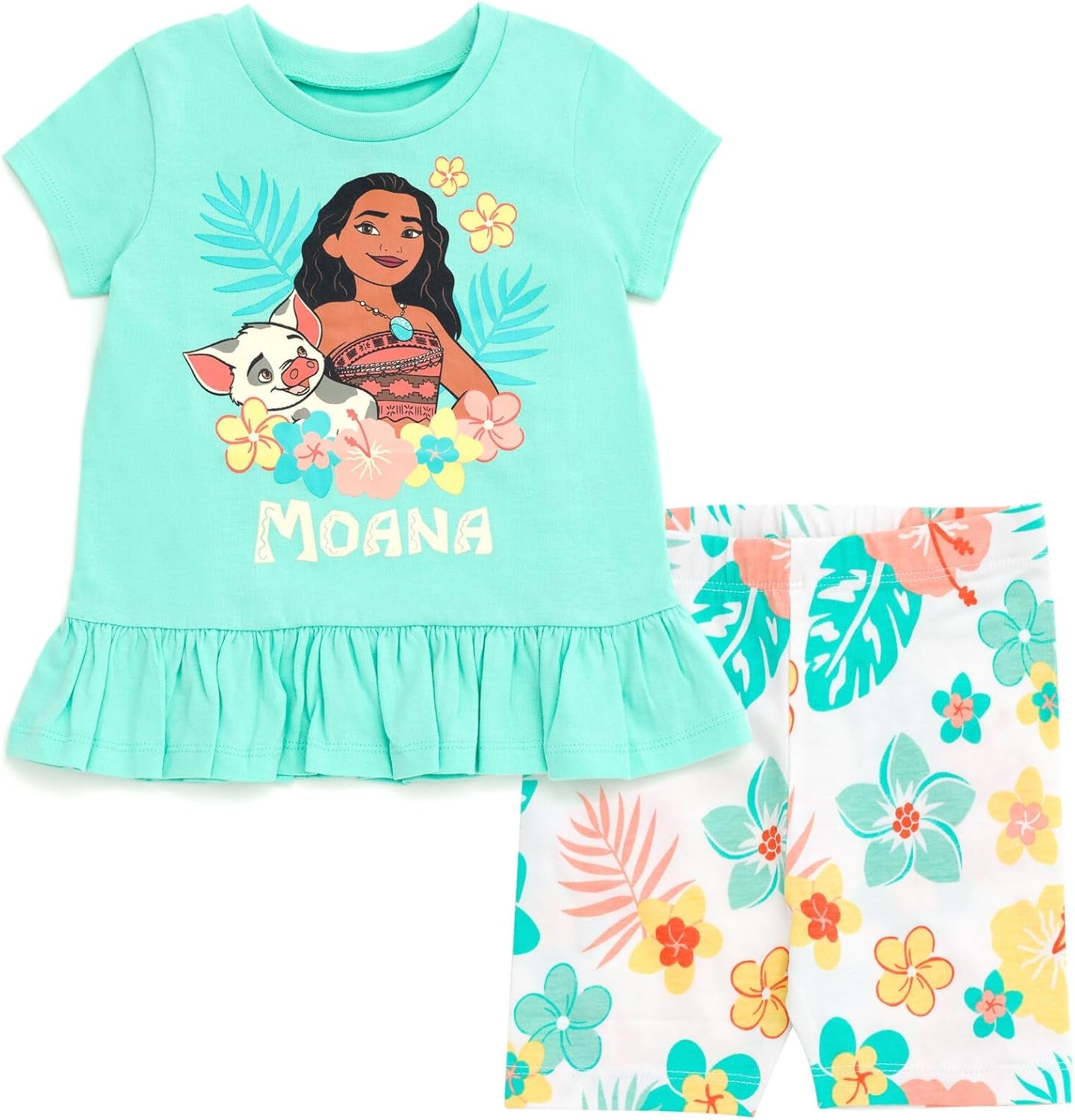 Disney Moana - Conjunto de camiseta y pantalones cortos