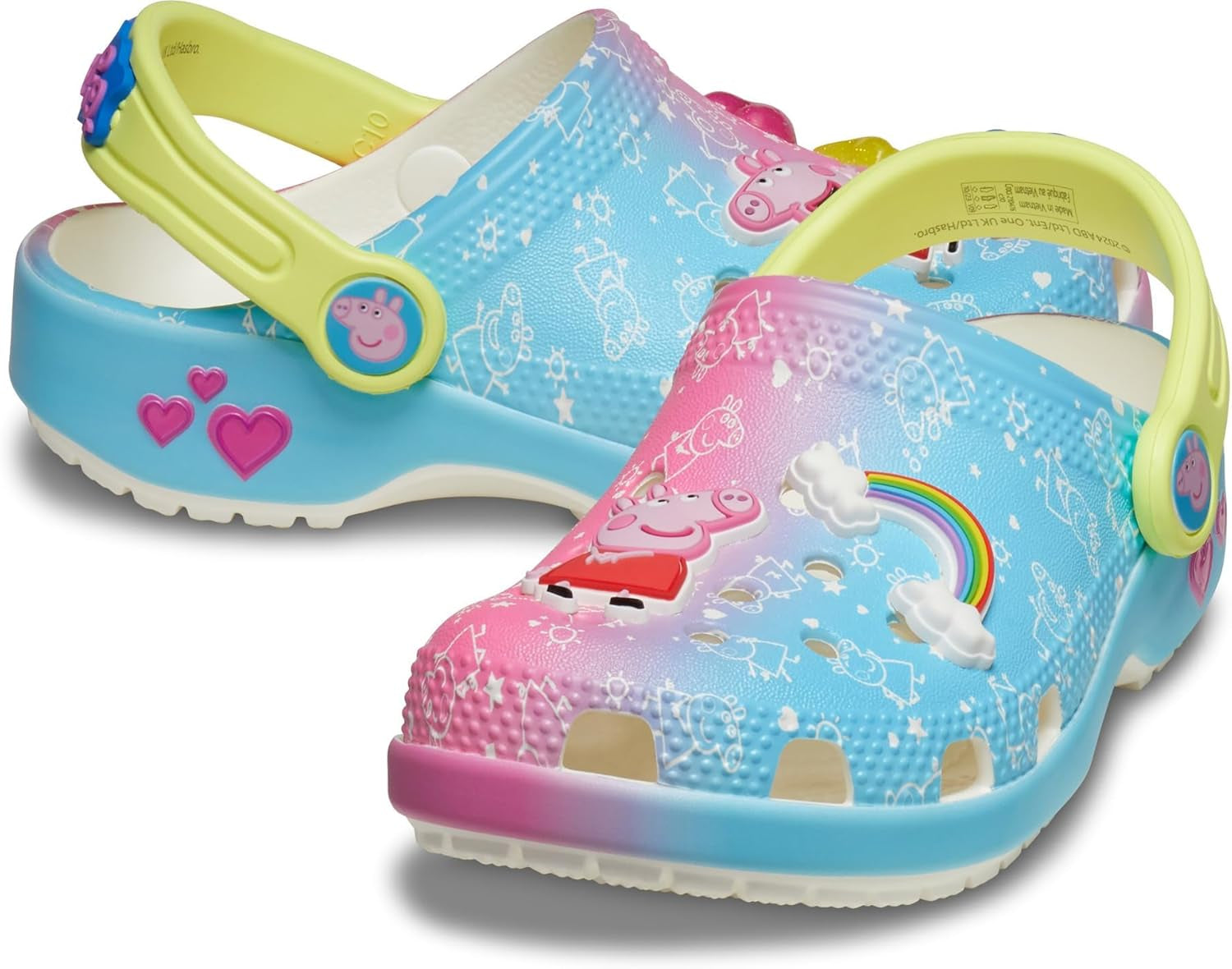 Crocs Zuecos clásicos de Peppa Pig