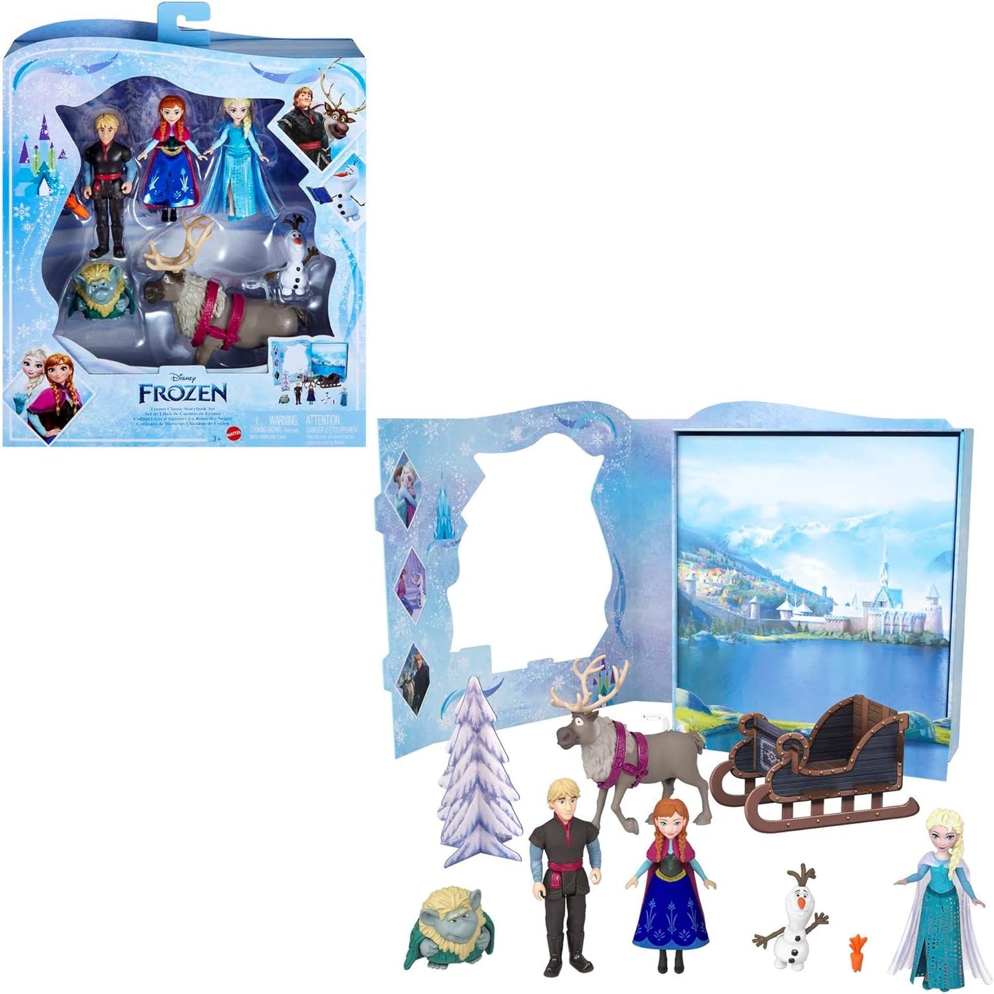 Mattel Disney Frozen Toy Set con 6 personajes