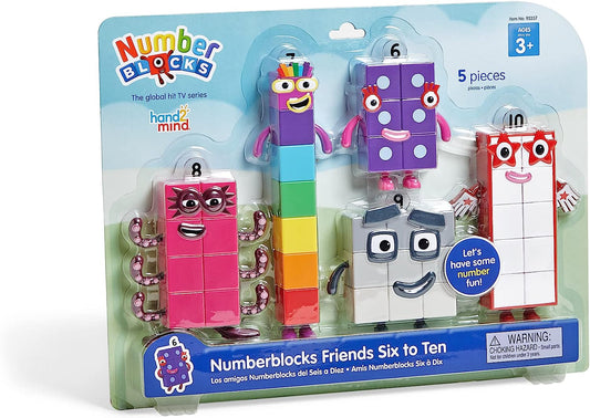 Numberblocks Friends - Figuras de seis a diez