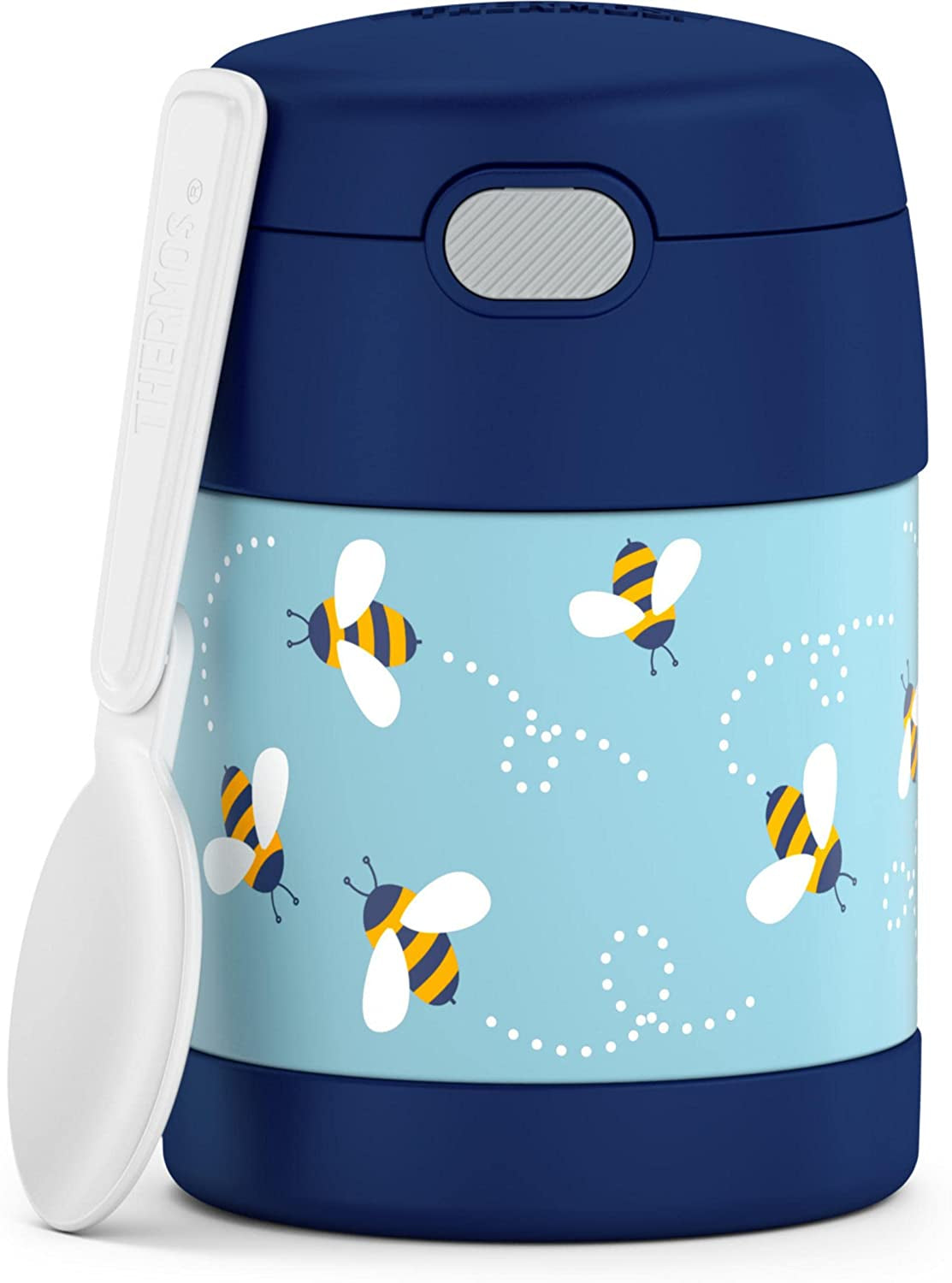 THERMOS FUNTAINER - Tarro de comida de acero inoxidable abejas de miel