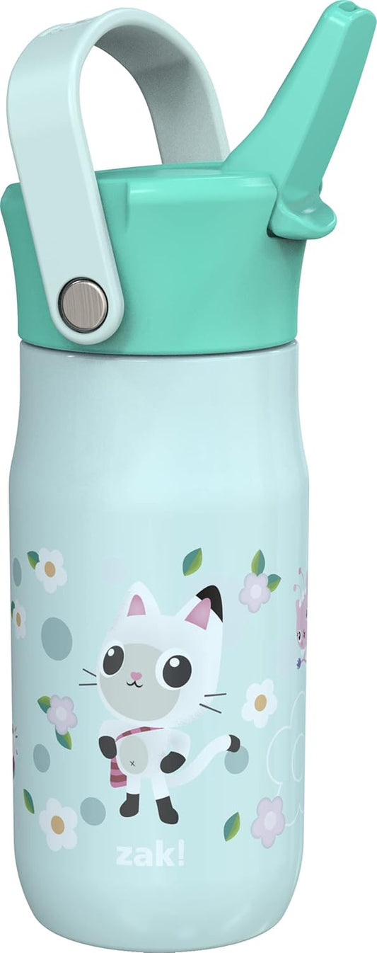 Zak Designs Botella de agua de acero inoxidable