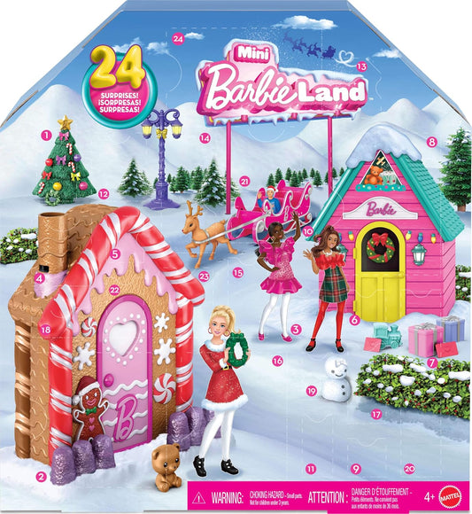 Calendario de Adviento coleccionable de Barbie