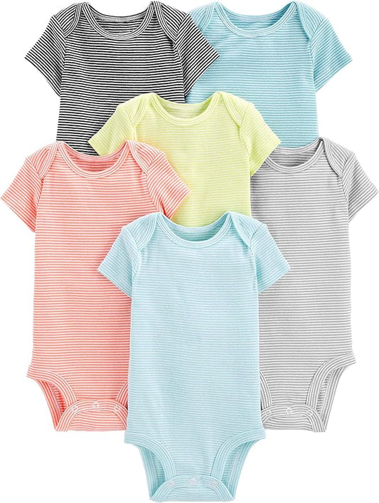 Body de manga corta unisex para bebés Simple Joys by Carter's