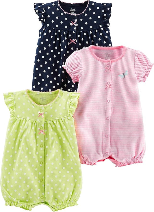 Simple Joys by Carter's - Paquete de 3 mamelucos