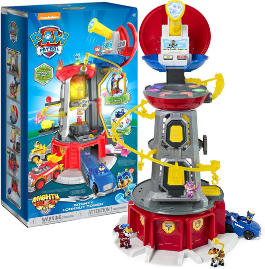 Paw Patrol, Mighty Lookout Tower con 4 figuras