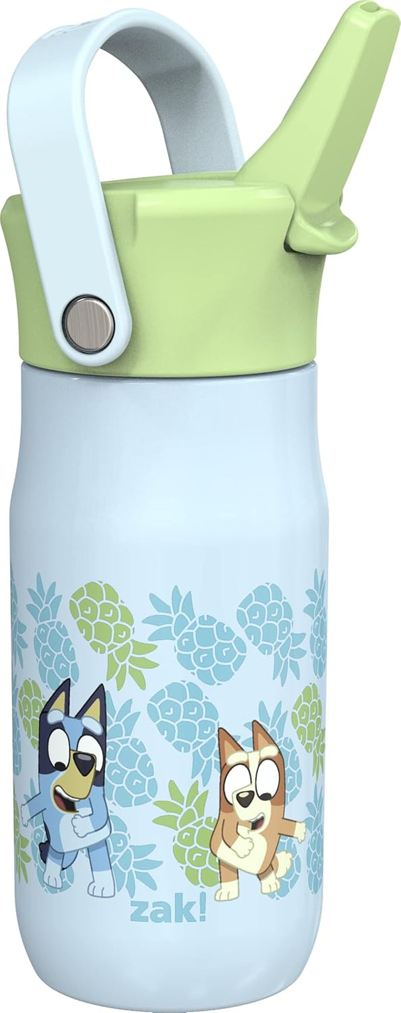 Zak Designs Botella de agua de acero inoxidable 