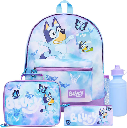 Bluey Juego de mochila de 4 piezas