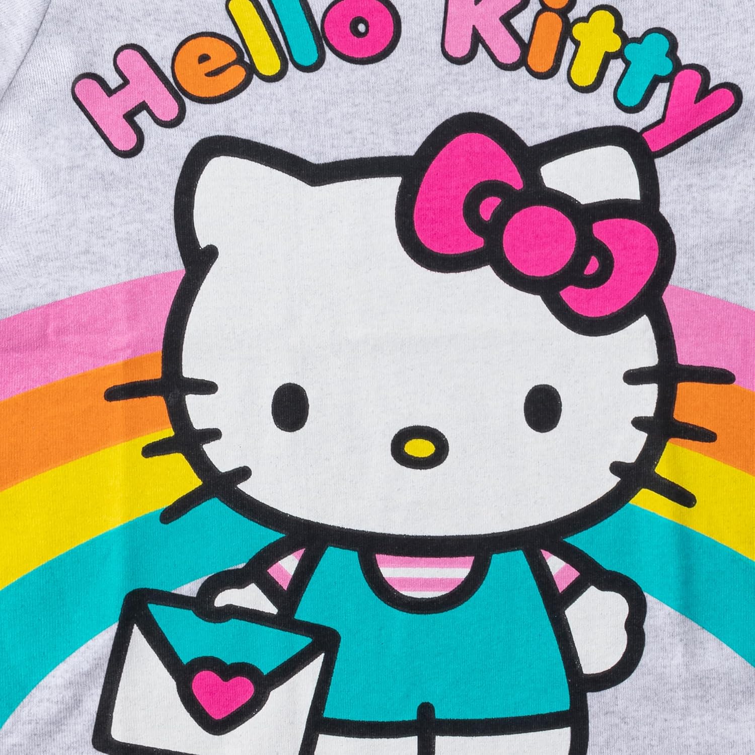 Hello Kitty Sanrio - Paquete de 4 camisetas de manga corta