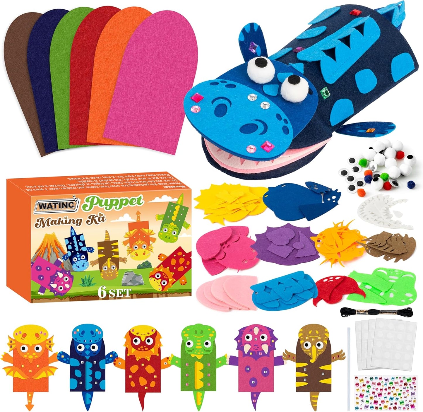 Kit para hacer marionetas de mano