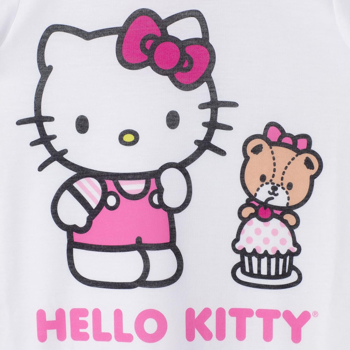 Hello Kitty Conjunto de 4 piezas de pantalones de pijama y camisa de dormir 