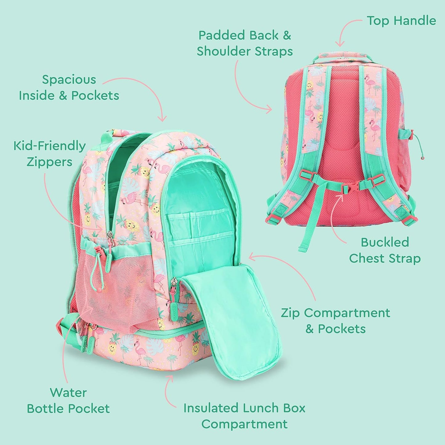 Bentgo® Mochila ligera y duradera de 16 pulgadas