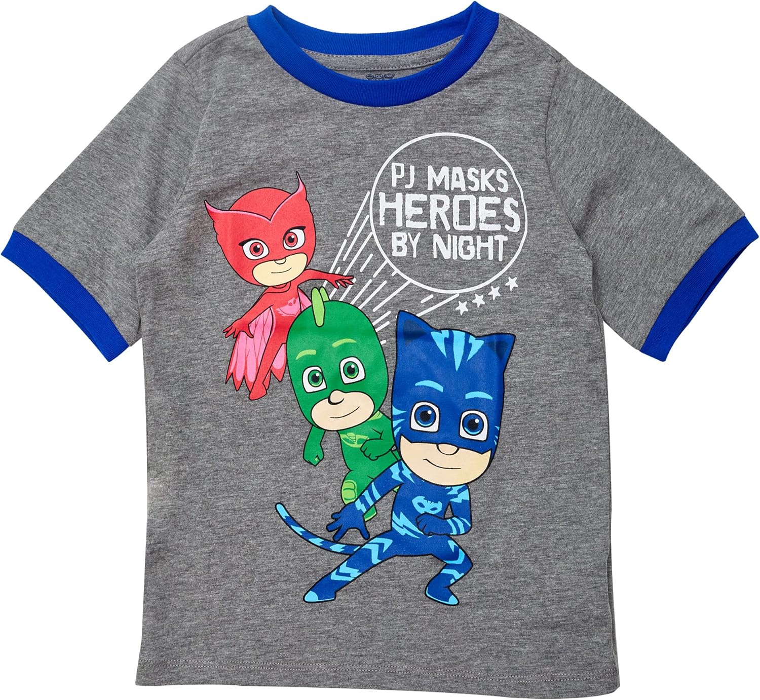 PJ Masks Paquete de 3 camisetas para bebé con Catboy, Gekko y Owlette