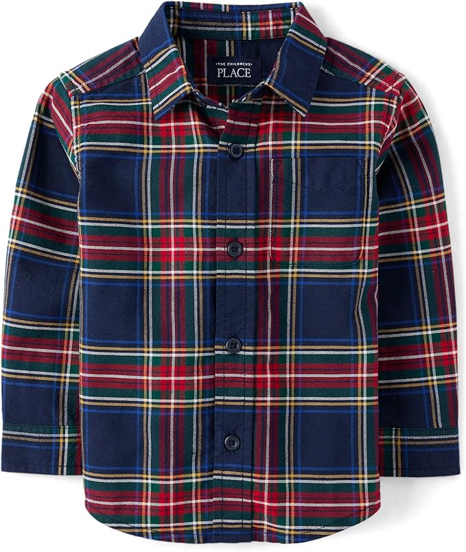 The Children's Place Camisa de manga larga con botones