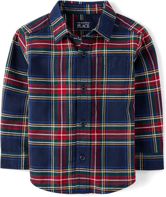 The Children's Place Camisa de manga larga con botones