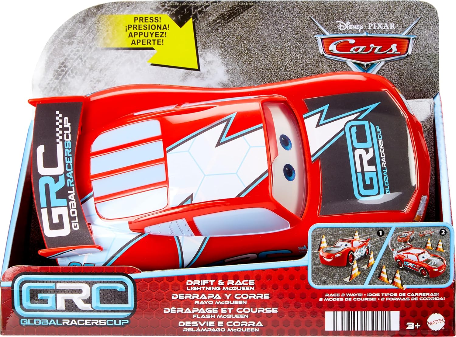 Mattel Disney y Pixar Cars Lightning McQueen Vehículo de juguete