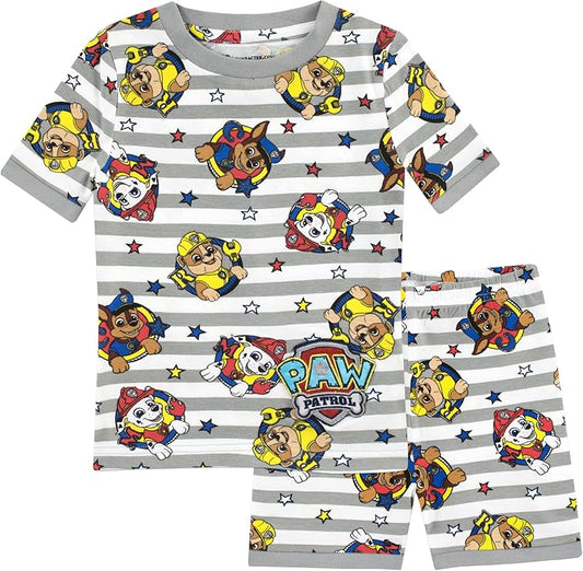 Paw Patrol Pijama Chase Marshall y Rubble para niño