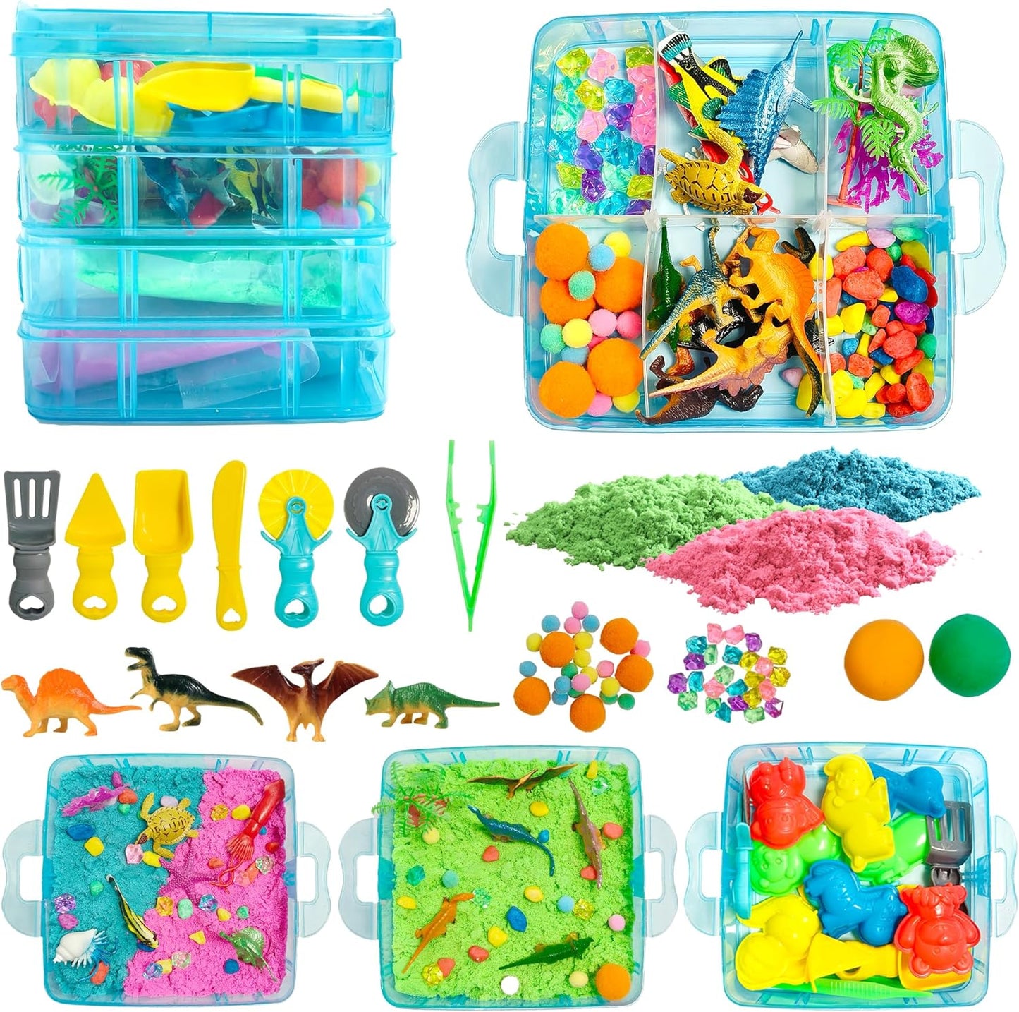 Cubo sensorial, arena sensorial