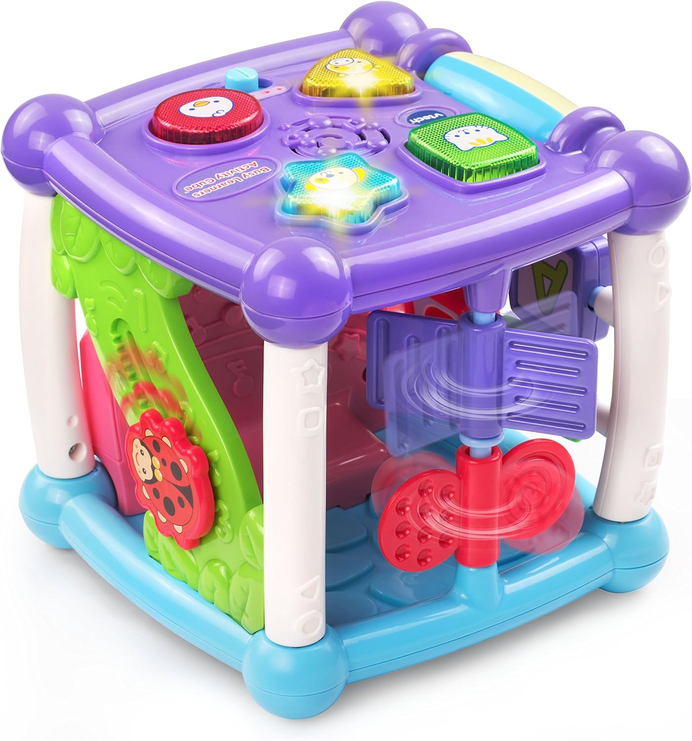 Cubo de actividades VTech Busy Learners, morado