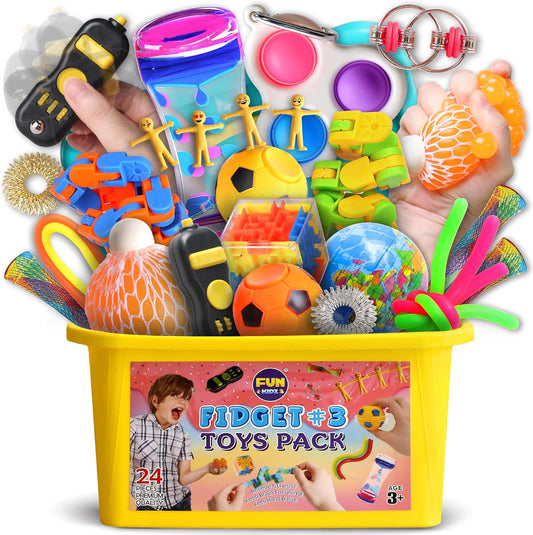 Caja de juguetes para ansiedad fidget