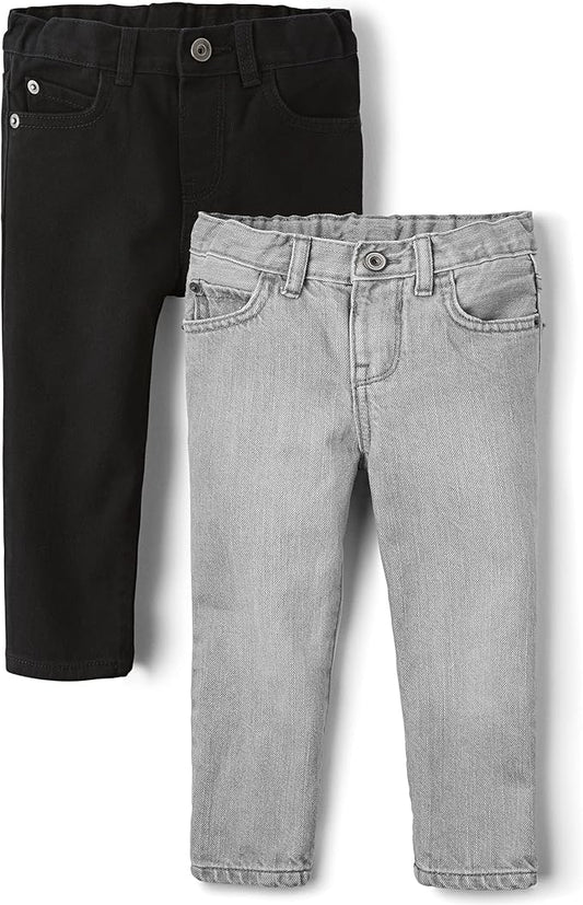 The Children's Place Pantalones de mezclilla ajustados elásticos