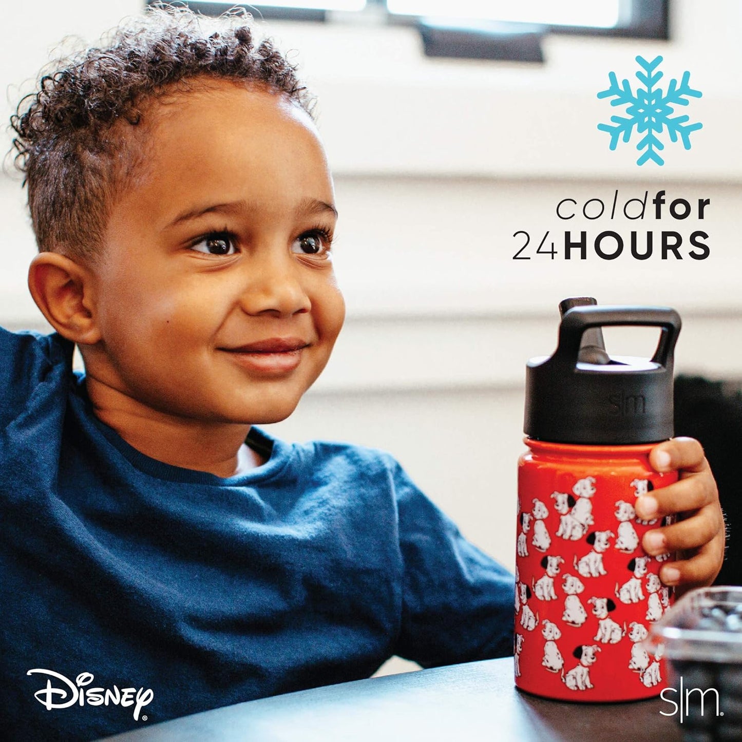 Simple Modern Disney Wish Botella de agua de acero inoxidable aislado